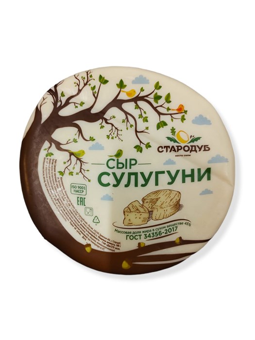 Сыр "Сулугуни" 45% (в) круг/пакет Стародуб УТ000000879 - фото 220