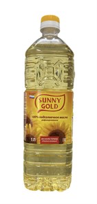 Масло подсолнечное Санни Голд 1л (ФОР) 35416