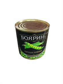 Горошек зеленый Боярин, ж/б 425мл (ТР) 35825